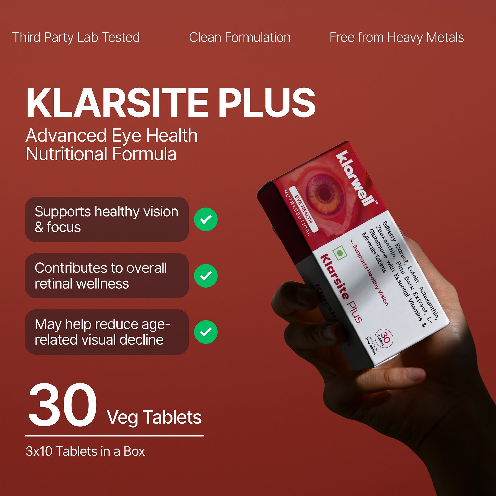 Klarsite Plus overview with key eye health benefits and antioxidant support for vision care