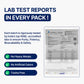 KlarWell Essential Multivitamin includes lab test report in every pack for verified quality and safety